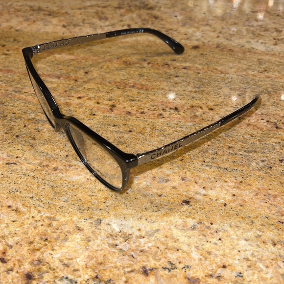 Chanel 3410 c.501 54-17-140 made in Italy authentic eyewear eyeglasses - Picture 2 of 7